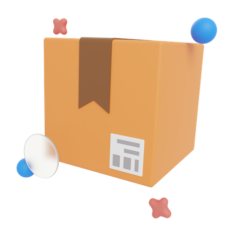 Delivery Box  3D Illustration