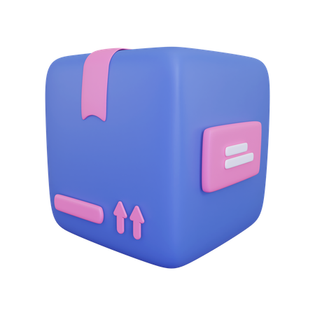 Delivery Box  3D Illustration