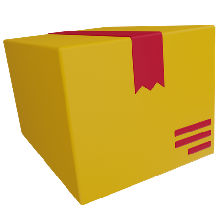 Delivery Box  3D Illustration