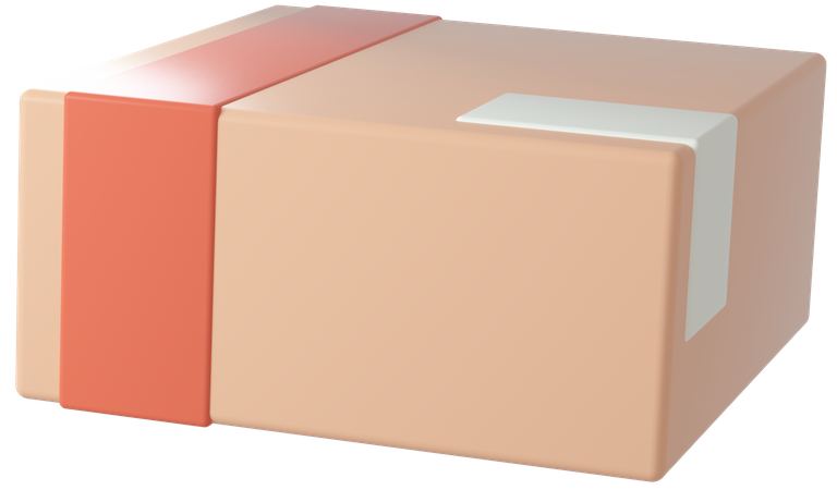 Delivery Box  3D Illustration