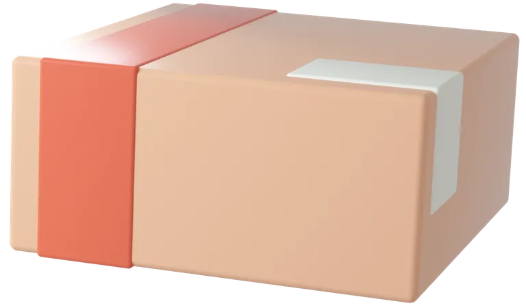 Delivery Box  3D Illustration