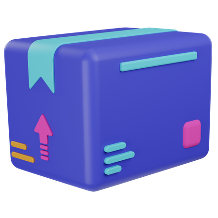 Delivery Box  3D Illustration