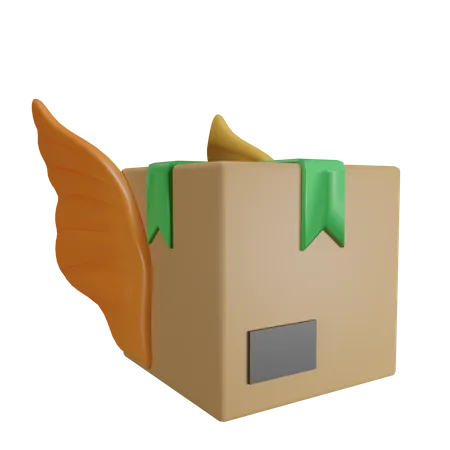 Delivery Box  3D Illustration