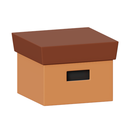 Delivery Box 3D Illustration