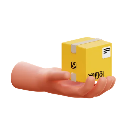 Delivery Box 3D Icon