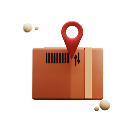 Delivery Box Location  3D Icon