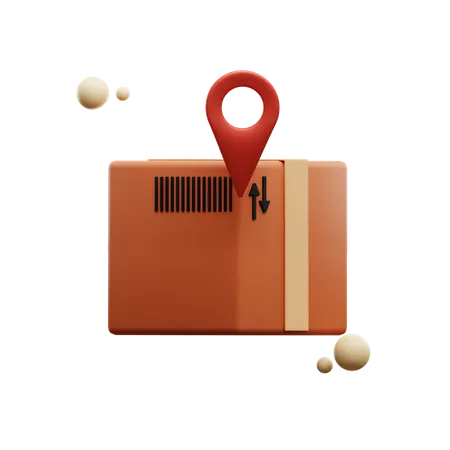 Delivery Box Location  3D Icon