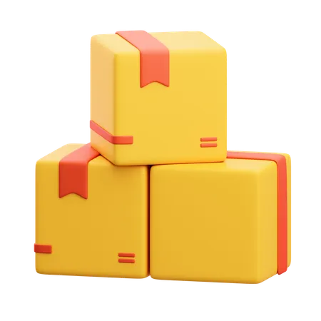 Delivery Boxes  3D Icon