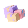 parcels 3d logo