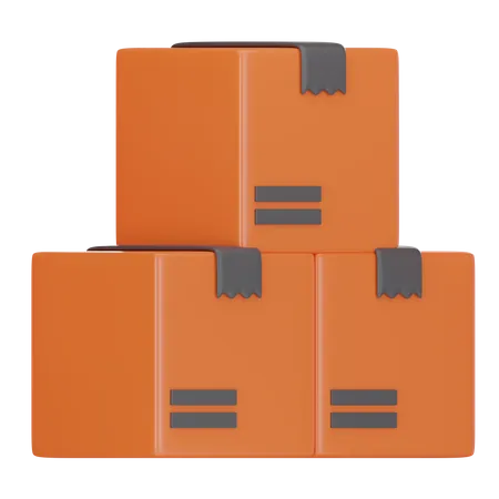 Delivery Boxes  3D Icon