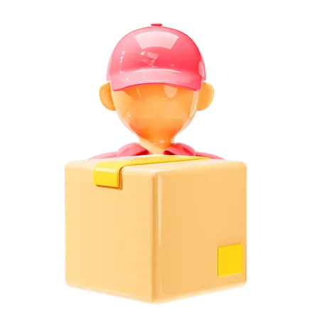 Delivery Boy  3D Icon