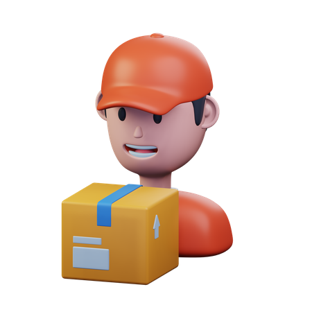 Delivery Boy  3D Icon