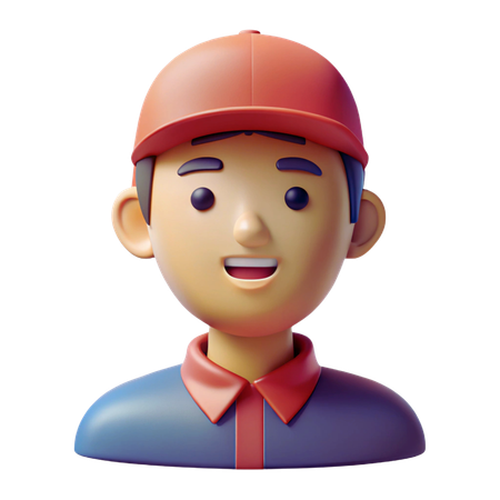 Delivery Boy  3D Icon