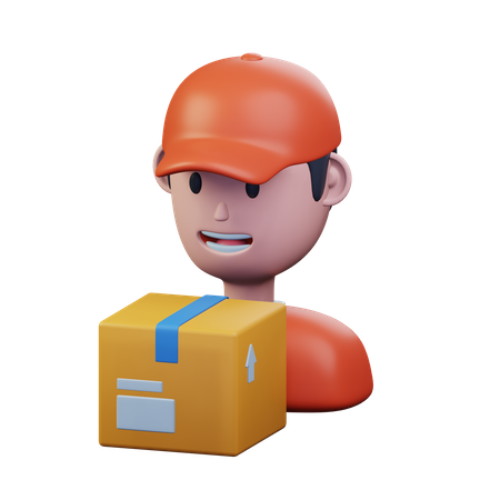 Delivery Boy  3D Icon