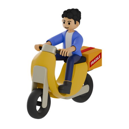 Delivery Boy  3D Icon