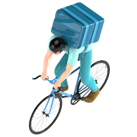 Delivery Boy  3D Illustration