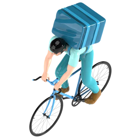 Delivery Boy  3D Illustration