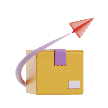 Delivery By Air  3D Icon