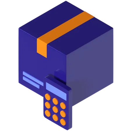 Delivery Calculation  3D Icon