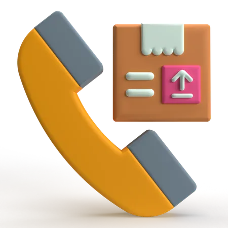 Delivery Call  3D Icon