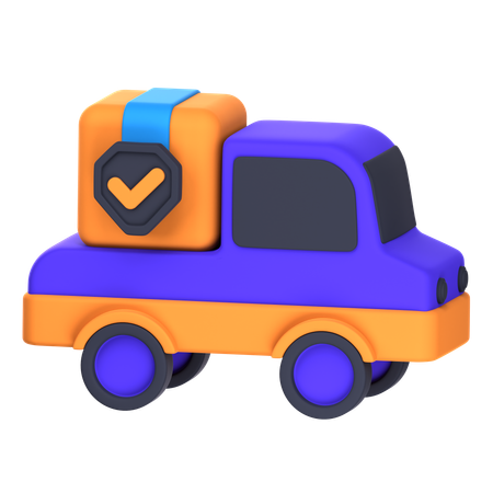 Delivery Car  3D Icon