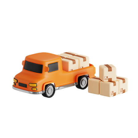 Delivery car  3D Icon