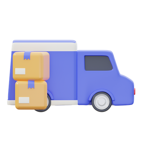 Delivery Car  3D Icon