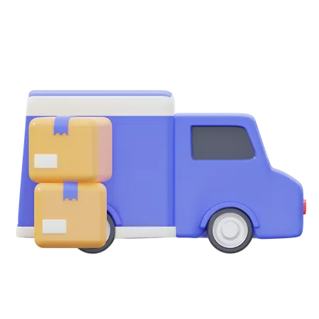 Delivery Car  3D Icon