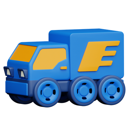 Delivery Car  3D Icon