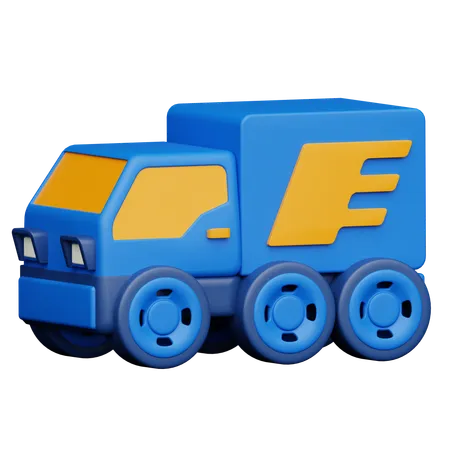 Delivery Car  3D Icon