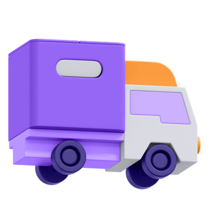 Delivery Car  3D Icon