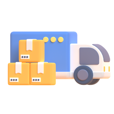 Delivery Car  3D Icon