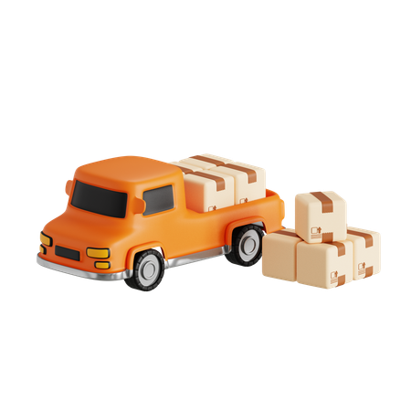 Delivery car  3D Icon