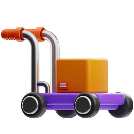 Delivery Cart  3D Icon