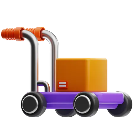 Delivery Cart  3D Icon