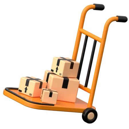 Delivery Cart  3D Icon