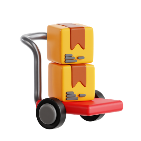 Delivery Cart  3D Icon