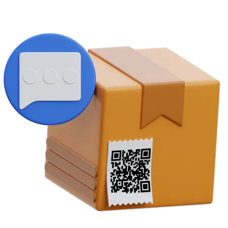 Delivery Chat  3D Icon