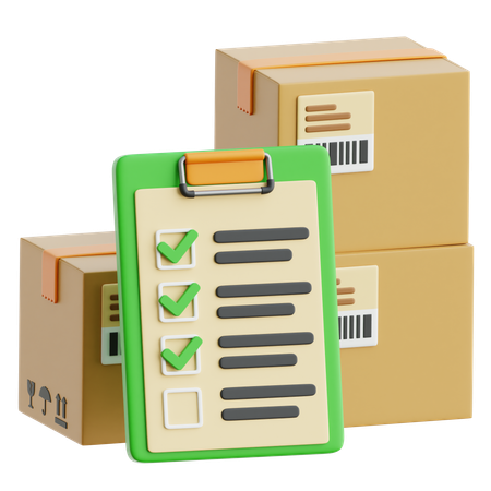 Delivery Checking  3D Icon