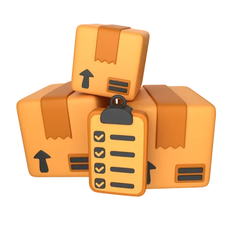 Delivery Checklist  3D Icon