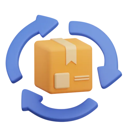 Delivery Circulation  3D Icon