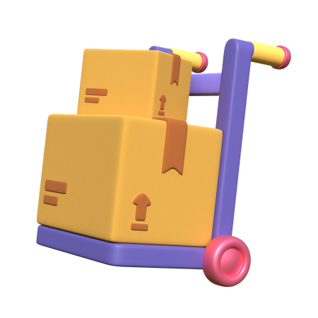 Delivery Consignment  3D Illustration