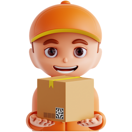 Delivery Courier  3D Icon