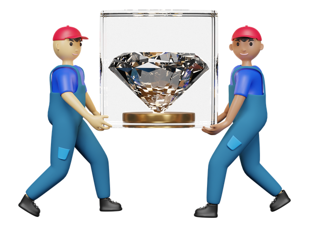 Delivery Courier  3D Icon