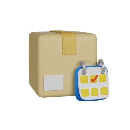 Calendar Delivery Day 3 D Render Icon 3D Icon