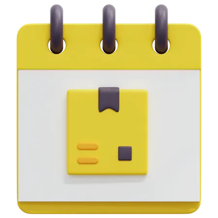 Delivery Date  3D Icon