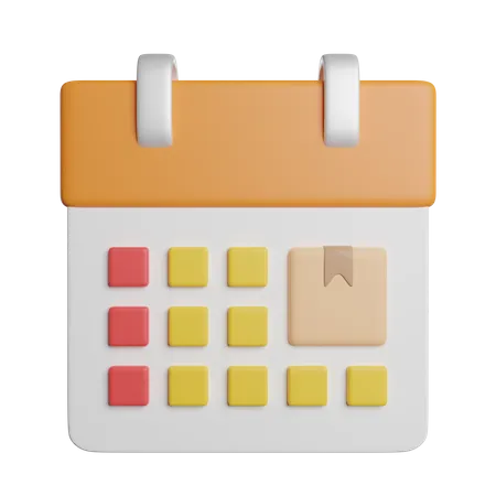 Estimation Date Shipping 3D Icon