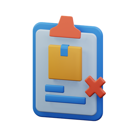 Delivery Denied  3D Icon