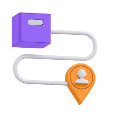 Delivery Destination  3D Icon