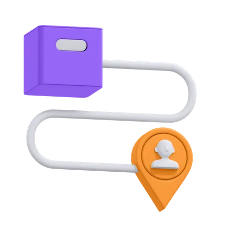 Delivery Destination  3D Icon